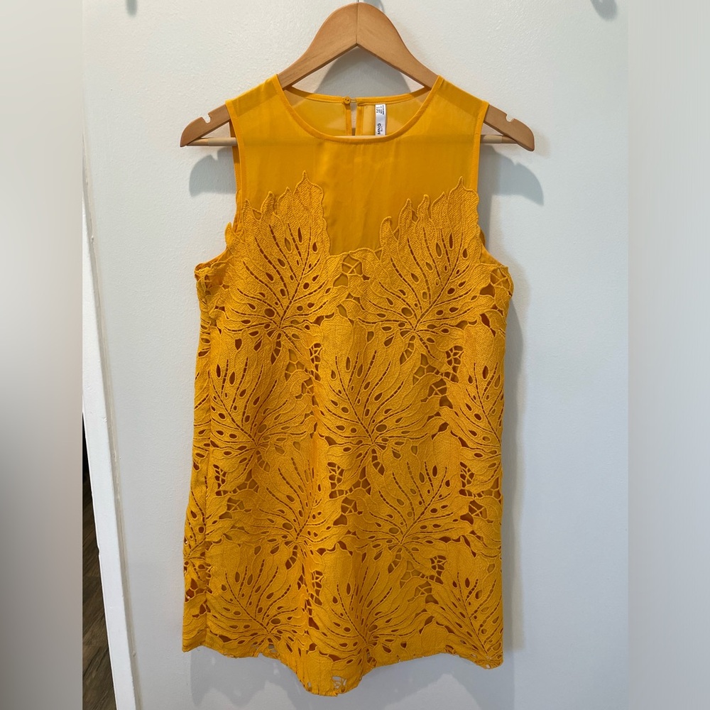 Yellow Mango Shift Dress